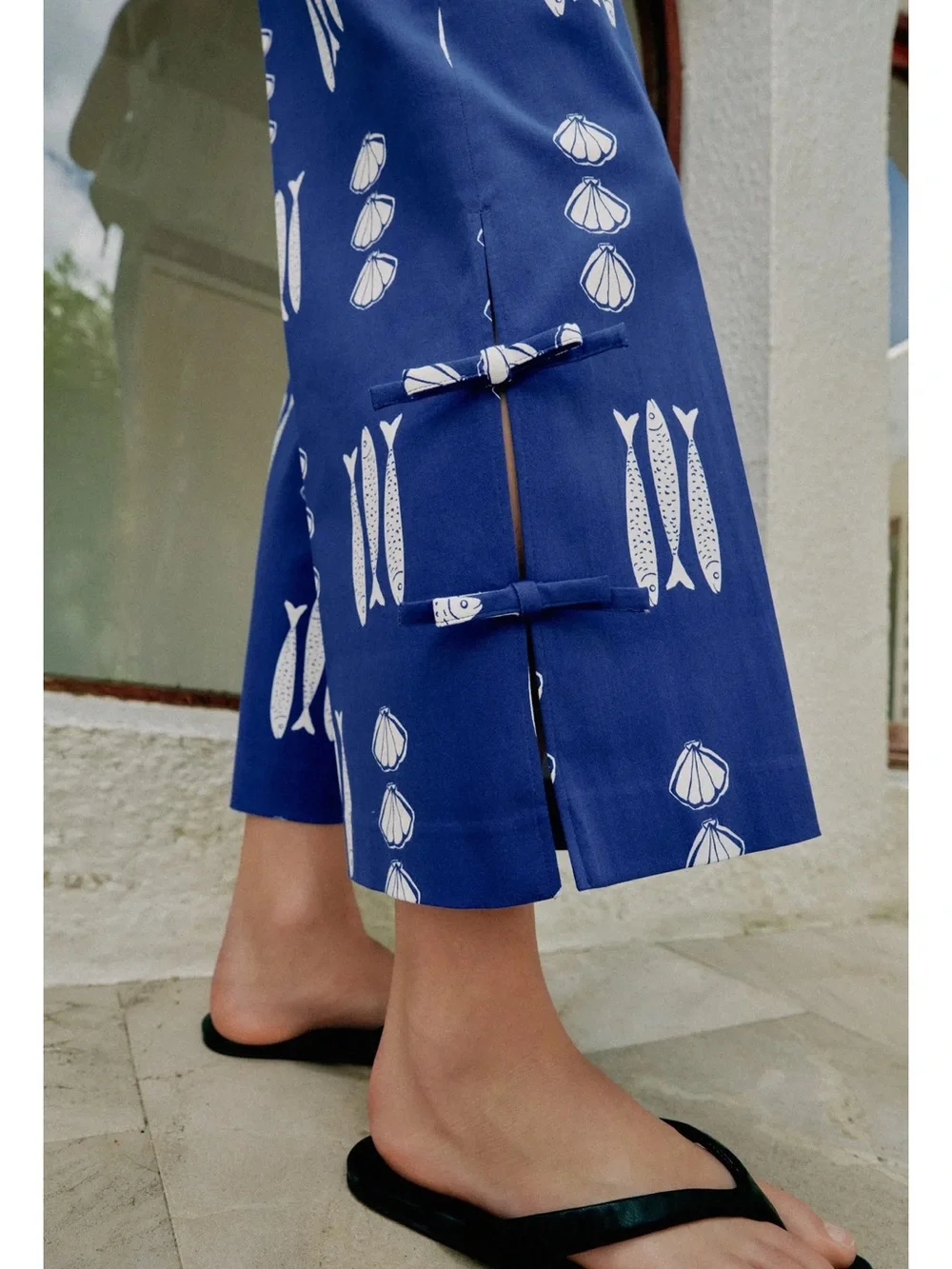 Zara PRINTED TIE CULOTTES_7